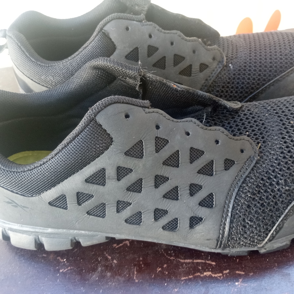 Steel toe Reebok shoes